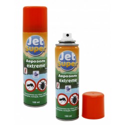 Аэрозоль от комаров Jet Super 150ml repellent Extreme 6часов (48)