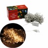 Гірлянда NoNC127-100-Н-1 прозр. 5ч. 8функ. 80-100LED жовта лампа 7м 220В на автомобіль. (100)