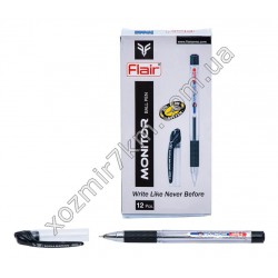 Ручка кулькова Flair Monitor Чорна (12)
