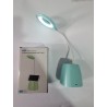 Лампа Led настольная стакан квадр/подст.телеф, гибкая, сенсор,4w,16/20Led, 3 режима, 30*9.5см00-М325