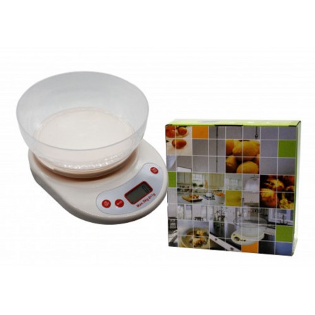 Ваги кух. з миски коло. 5кг (11,5 * 18,5 * 21,5) 00-16361