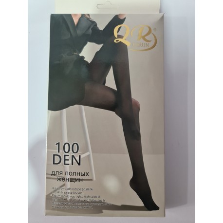 Колготки имитация капронок 100 Ден эффект утяжки 44-52 р.00-т0299