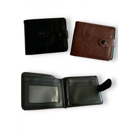 Кошелёк мужск. пвх с кноп. 3цв.00-02215