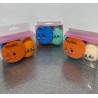 Cпонж Beauty Blender набор 6ШТ(1яйцо*6см+5 кругл*5.3см), Powder puff, PAORA, бокс PVC, 8885, 8.2*6.5*4.2см 00-L0008