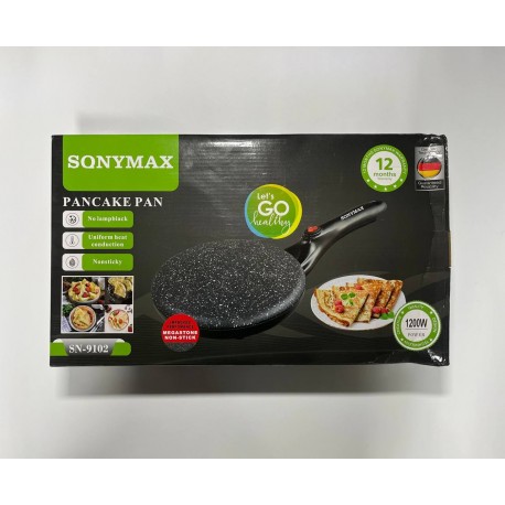 Блинница (сковорода 20см) электрическая SONYMAX SN-9102, 1200W, +пласт.тарелка 00-Е0044