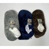 Тапки-чуни домашние мех/велюр slipper мужские Однотонные, антискользящие, в ассорт., 42-47р, 29см,00-Т0518