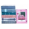 Постельное белье фланель двуспал. цветная 4pcs: 180*220см/200*230см/48*74см00-Т239(25)