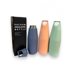 Термос однотонный в 4 цветах внутри сталь 580мл00-38019