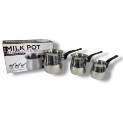 Кофеварка металл. с металл. руч. в наборе 3шт 3разм.00-38108