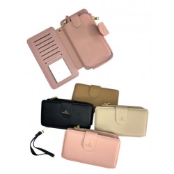 Кошелёк для денег женск. PVC с ручк. с кнопк. .00-39007