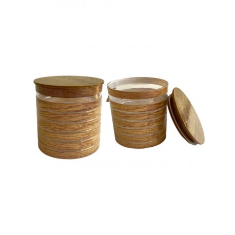 Банка для сыпучих продуктов пл. кругл.(10*9,5)00-07620
