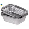 Контейнер алюминиевый 25,5*19*6,5(для духовки и холодильника)из.алюминиевая фольга пищевого класса10 шт