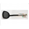 Лопатка с дырками тефлоновая, ручка метал, 11*33 см00-R988(360)
