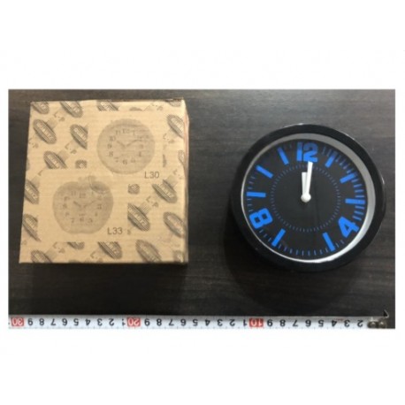 Будильник круглый черный D12 см.00-R408(160)