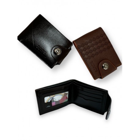 Кошелёк мужск. PU 3цв.12шт в упак .(11,5*8,5)00-22554