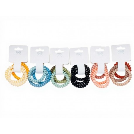 Резинки д/вол. силикон „Спираль“ 3ШТ, 00-L248