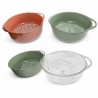 Миска с сеткой пл. для мытья овощей и фруктов с ручкой (29*25.5*10)00-16018(48)