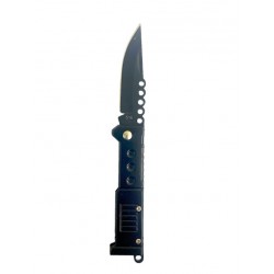 Нож складной нерж. чёр. цв. длина 15,3см в кор. 00-23410(360)