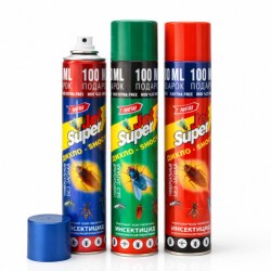 Дихлофос Jet Super турция 400ml красный без запаха 12шт в спайке 00-18857(48)