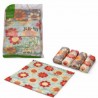 Рушник кух. з рис - ромашки (30 * 30) см 5шт в наб. 00-03140(400)