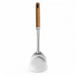 Лопатка кухон з дерев. руч. з отв (37*10)см в00-13642(144)