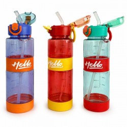 Пляшка для води пл. sports 600мл із руч. в кл. (23,5 * 7) 00-38364 (100)