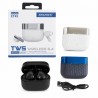 Навушники бездротові TWS Bluetooth 5.4 із зарядним кейсом, 4 кольори00-18310(100)