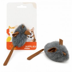 Іграшка-мишка для котів, зі штучного хутра, 2 кольори, 15 см00-05127(1000)